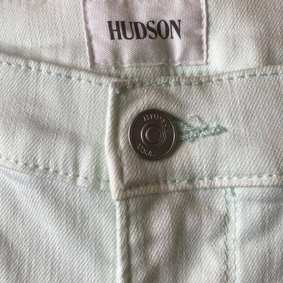 Hudson Natalie Mid-rise Skinny Ankle Mint Green Jeans Size 27 - Picture 6 of 8
